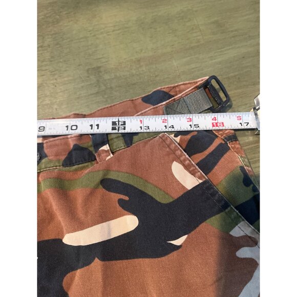 Vintage Woodland Camo Cargo Pants Military Surplus Tactical Utility Trousers - Picture 6 of 9